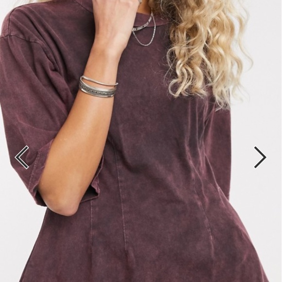 ASOS DESIGN tshirt with seam corset - Picture 2 of 8